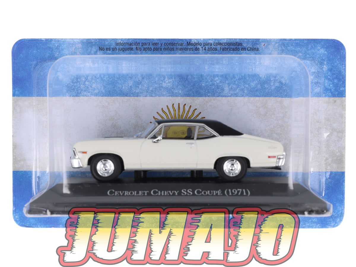ARG20 Voiture 1/43 SALVAT Argentine CHEVROLET CHEVY SS COUPÉ 1971