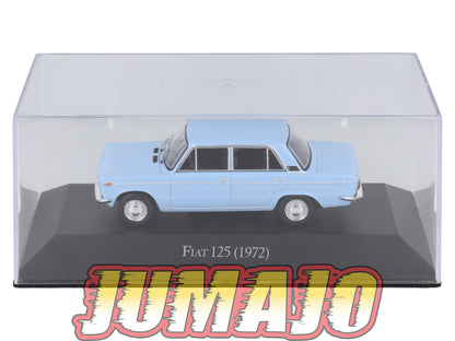 ARG21 Voiture 1/43 SALVAT Argentine FIAT 125 1972 Boîte vitrine