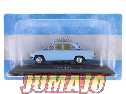 LOT 3 Voitures 1/43 SALVAT Autos Inolvidables : FIAT 125 / 147 / regatta
