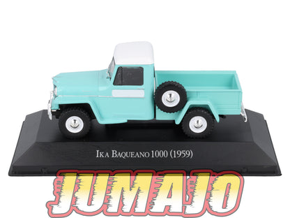 LOT 2 Voiture 1/43 SALVAT Autos Inolvidables : FORD F100 Pick-Up 1959 IKA Baqueano