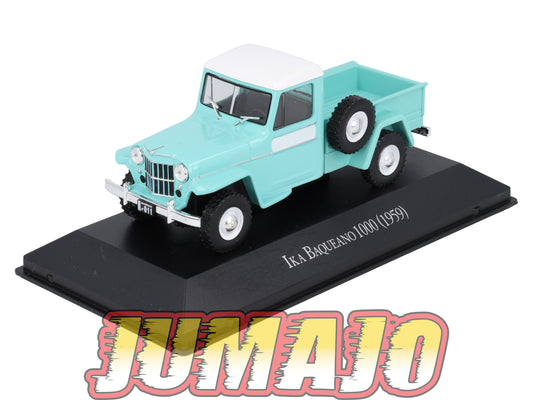 ARG25 1/43 SALVAT Autos Inolvidables IKA Baqueano 1000 1959 Willys Jeep Truck