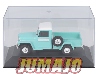 ARG25 Voiture 1/43 SALVAT Argentine IKA Baqueano 1000 1959 Willys Jeep Truck Boîte vitrine