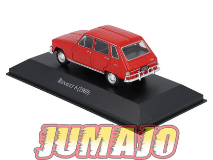 ARG27 Voiture 1/43 SALVAT Autos Inolvidables : RENAULT 6 1969