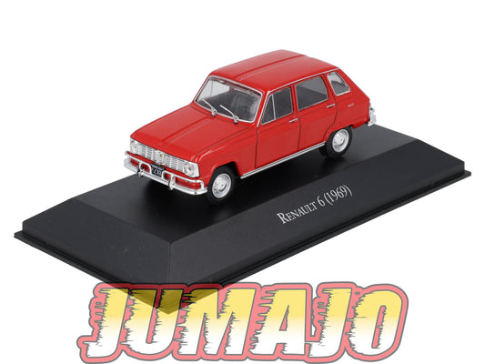 ARG27 Voiture 1/43 SALVAT Autos Inolvidables : RENAULT 6 1969