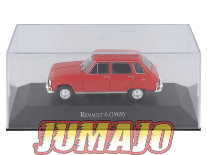 ARG27 Voiture 1/43 SALVAT Argentine RENAULT 6 1969 Boîte vitrine