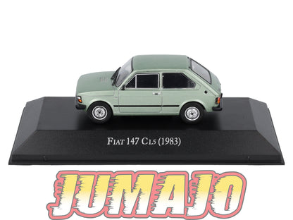 LOT 3 Voitures 1/43 SALVAT Autos Inolvidables : FIAT 125 / 147 / regatta