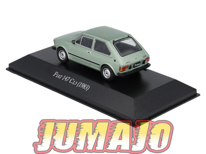 LOT 3 Voitures 1/43 SALVAT Autos Inolvidables : FIAT 125 / 147 / regatta