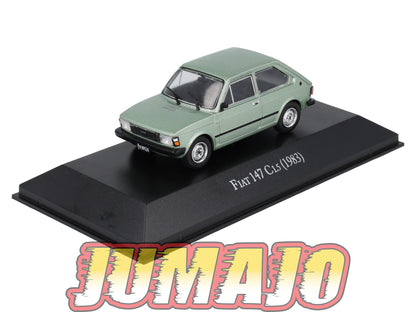 LOT 3 Voitures 1/43 SALVAT Autos Inolvidables : FIAT 125 / 147 / regatta