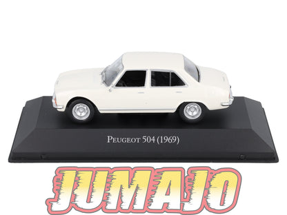 ARG2 Voiture 1/43 SALVAT Argentine PEUGEOT 504 1969 Boîte vitrine