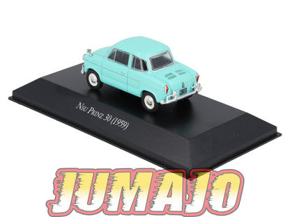 LOT 2 Voiture 1/43 SALVAT Autos Inolvidables: NSU prinz / De Carlo 700 BMW Micro