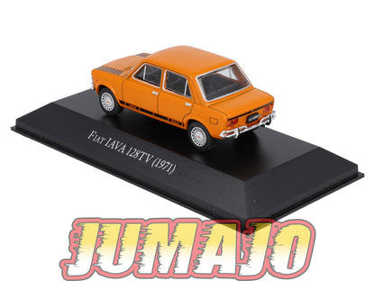 ARG36 Voiture 1/43 SALVAT Autos Inolvidables : FIAT 128 TV IAVA 1971