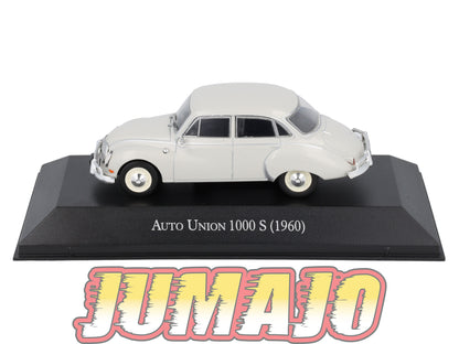 Lot 2 Voitures 1/43 SALVAT Auto Inolvidables : AUTO UNION 1000 S & Break 1960/62