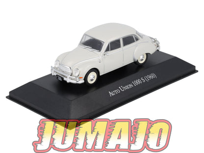 Lot 2 Voitures 1/43 SALVAT Auto Inolvidables : AUTO UNION 1000 S & Break 1960/62