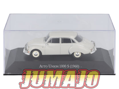 ARG37 Voiture 1/43 SALVAT Autos Inolvidables : AUTO UNION 1000 S 1960 Boîte vitrine