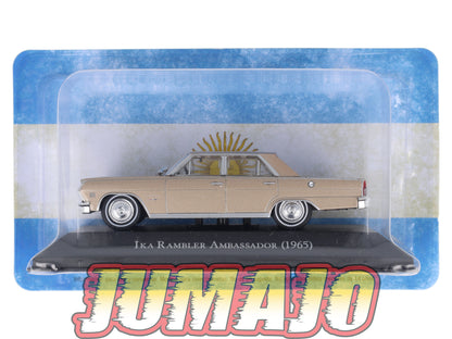 LOT 2 Voiture 1/43 SALVAT Autos Inolvidables: IKA ( RENAULT ) TORINO / RAMBLER