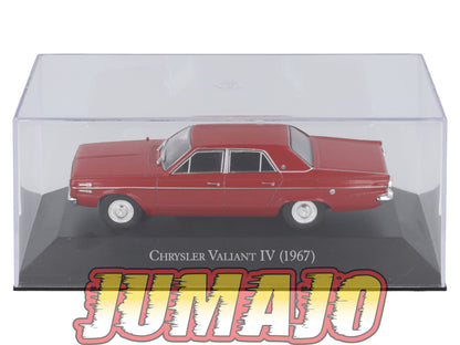 ARG40 Voiture 1/43 SALVAT Argentine CHRYSLER VALIANT IV 1967 Boîte vitrine
