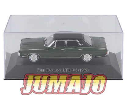 ARG41 Voiture 1/43 SALVAT Argentine FORD FAIRLANE LTD V8 1969 Boîte vitrine