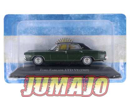 ARG41 Voiture 1/43 SALVAT Autos Inolvidables : FORD FAIRLANE LTD V8 1969
