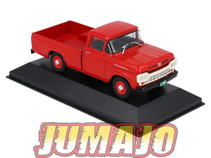 ARG42 Voiture 1/43 SALVAT Autos Inolvidables FORD F-100 1959 pick-up Boîte vitrine