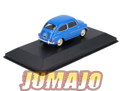 ARG4 Voiture 1/43 SALVAT Autos Inolvidables : FIAT 600D 1962 Fitito