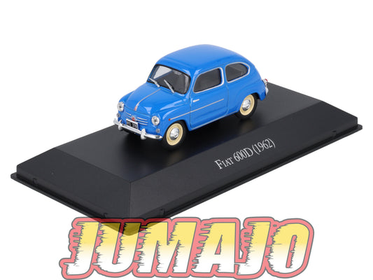 ARG4 Voiture 1/43 SALVAT Autos Inolvidables : FIAT 600D 1962 Fitito