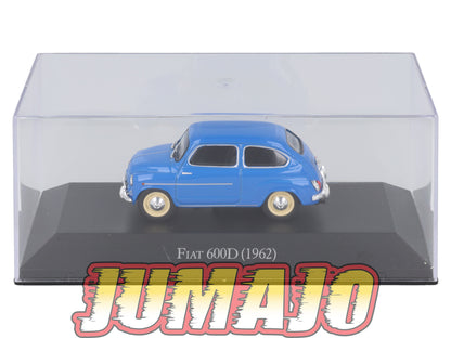 ARG4 Voiture 1/43 SALVAT Autos Inolvidables : FIAT 600D 1962 Fitito