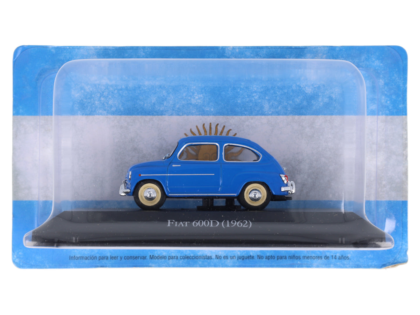 ARG4 Voiture 1/43 SALVAT Autos Inolvidables : FIAT 600D 1962 Fitito