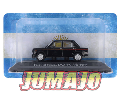 ARG51 Voiture 1/43 SALVAT Argentine FIAT 128 Europa Iava TV1300 (1978)