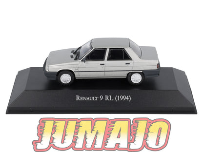 Lot de 2 Voitures RENAULT 1/43 SALVAT 80/90 : Renault 11 & Renault 9