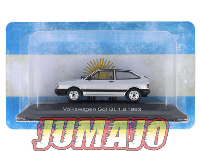 ARG56 Voiture 1/43 SALVAT Argentine VOLKSWAGEN Gol GL1.8 1993