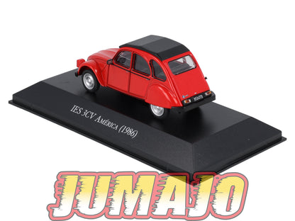 ARG59 Voiture 1/43 SALVAT Argentine CITROEN 3CV America 1986 Boîte vitrine