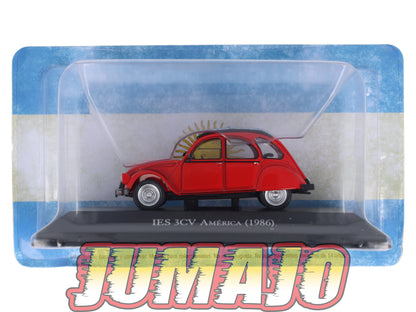 ARG59 Voiture 1/43 SALVAT Argentine CITROEN 3CV America 1986