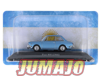 ARG70 Voiture 1/43 SALVAT Argentine Fiat 800 1966