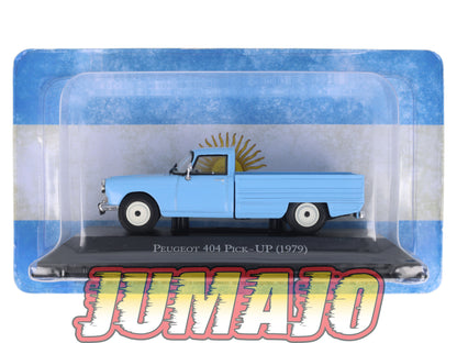 ARG73 Voiture 1/43 SALVAT Argentine Peugeot 404 Pick-Up 1979