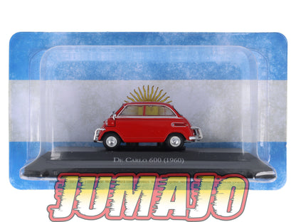 ARG74 Voiture 1/43 SALVAT Argentine De Carlo 600 1960