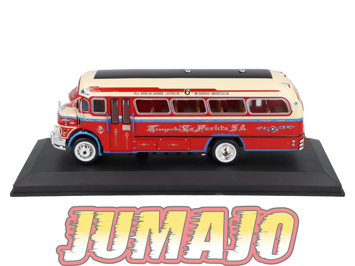 ARG802 BUS 1/43 SALVAT Argentine MERCEDES LO 1112 1965 LIGNE 6 La perlita