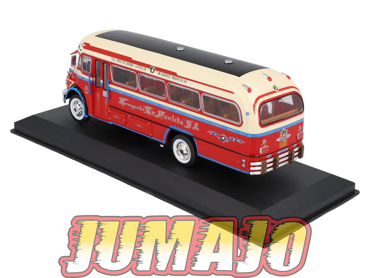 ARG802 BUS 1/43 SALVAT Argentine MERCEDES LO 1112 1965 LIGNE 6 La perlita