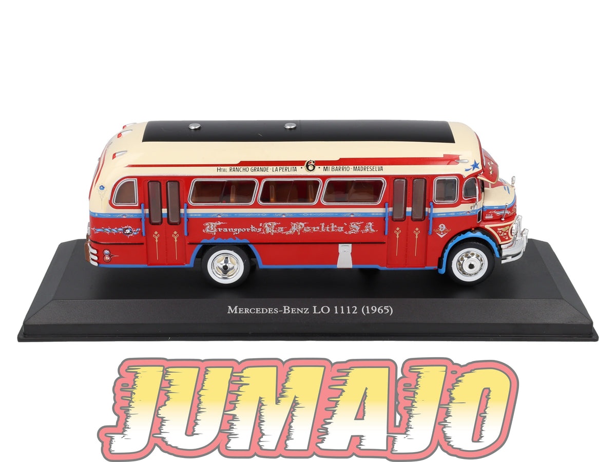 ARG802 BUS 1/43 SALVAT Argentine MERCEDES LO 1112 1965 LIGNE 6 La perlita