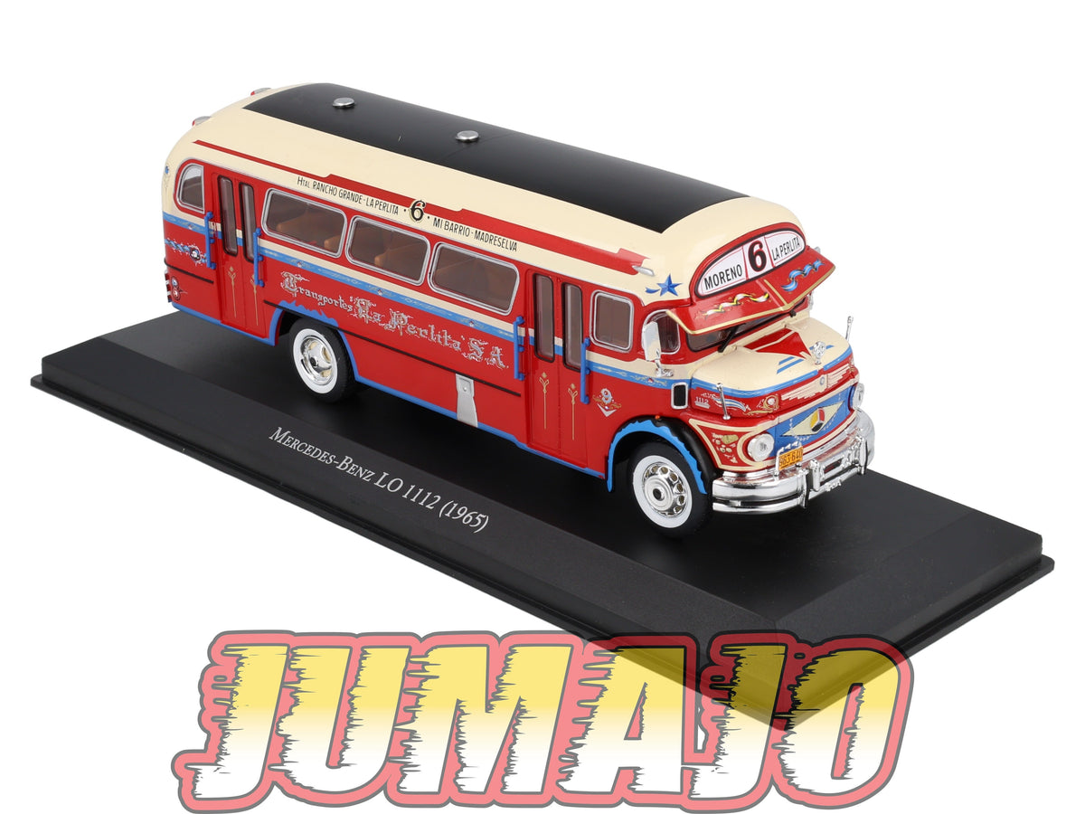 ARG802 BUS 1/43 SALVAT Argentine MERCEDES LO 1112 1965 LIGNE 6 La perlita