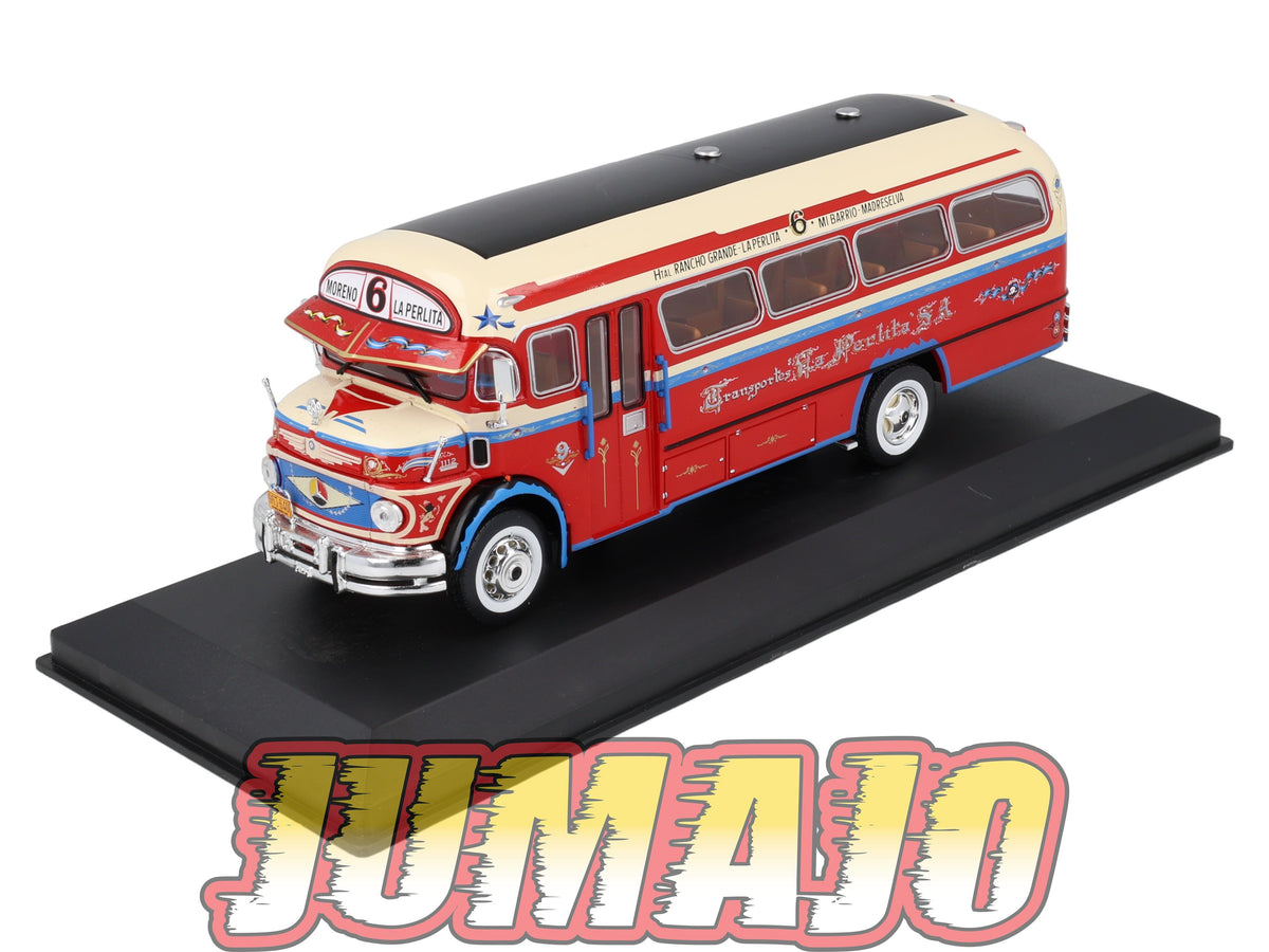 ARG802 BUS 1/43 SALVAT Argentine MERCEDES LO 1112 1965 LIGNE 6 La perlita