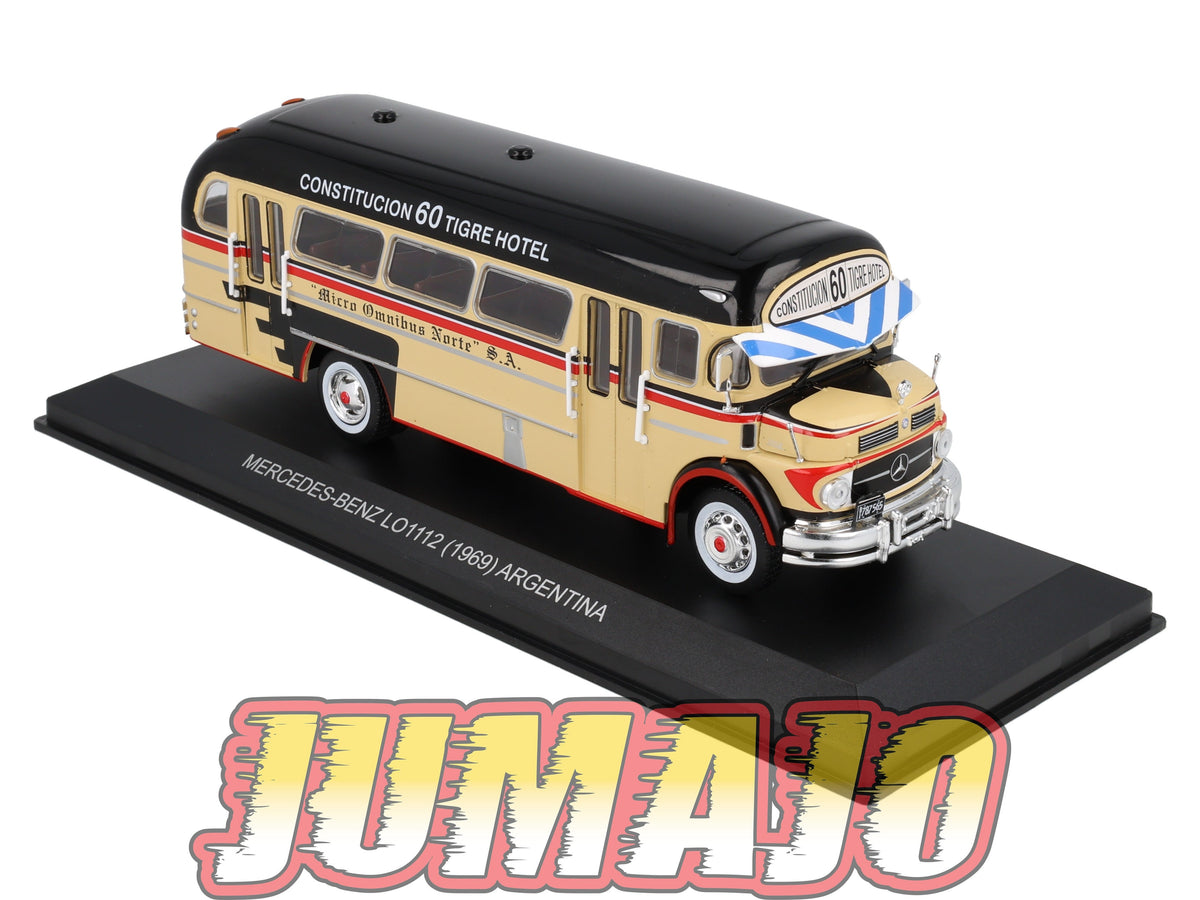 ARG803 BUS 1/43 SALVAT Argentine Mercedes LO 1112 EL CONDOR LIGNE 60