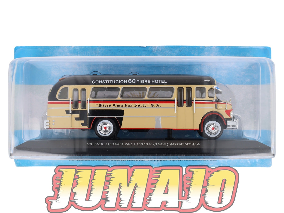 ARG803 BUS 1/43 SALVAT Argentine Mercedes LO 1112 EL CONDOR LIGNE 60