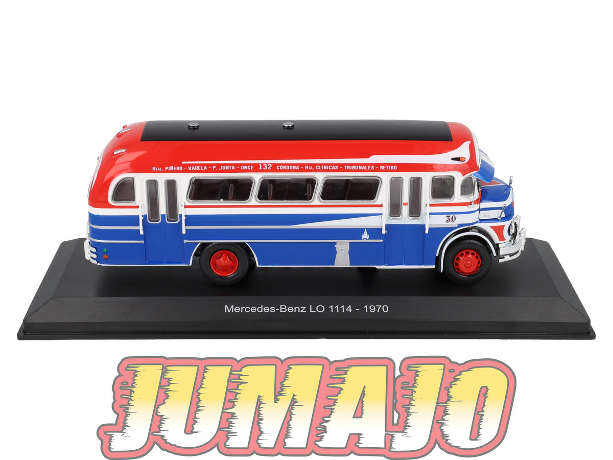 ARG804 BUS 1/43 SALVAT Argentine MERCEDES-BENZ LO 1114 LIGNE 132 Cordoba