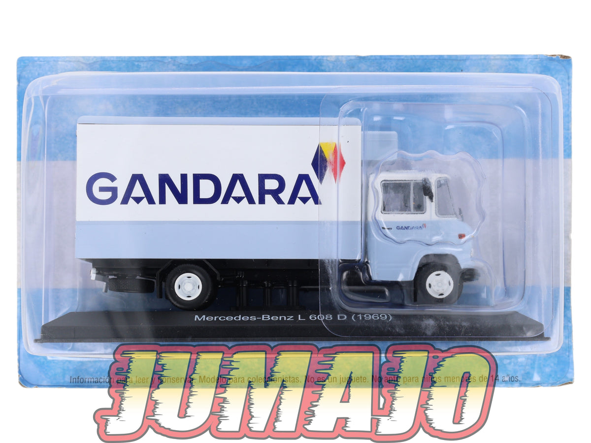 ARG809 Camion 1/43 SALVAT Argentine MERCEDES-BENZ L 608 D