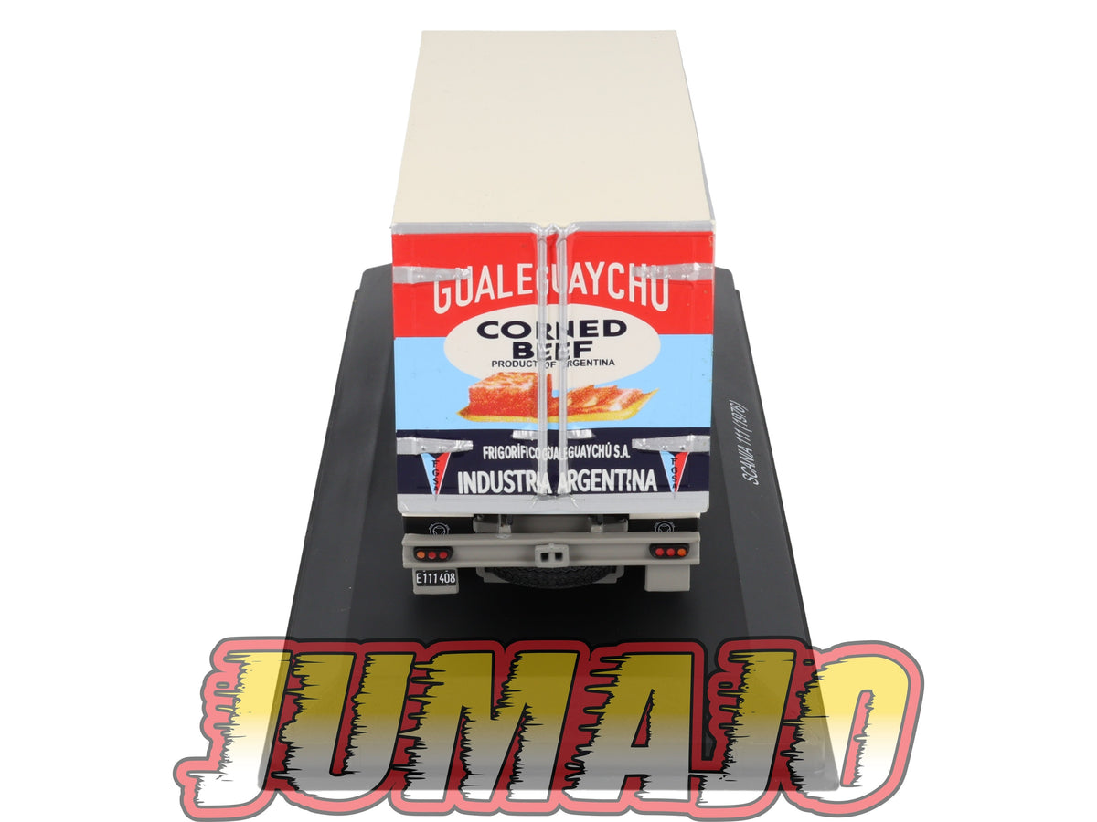 ARG810 Camion 1/43 SALVAT Argentine SCANIA L111 1976 Corned beef