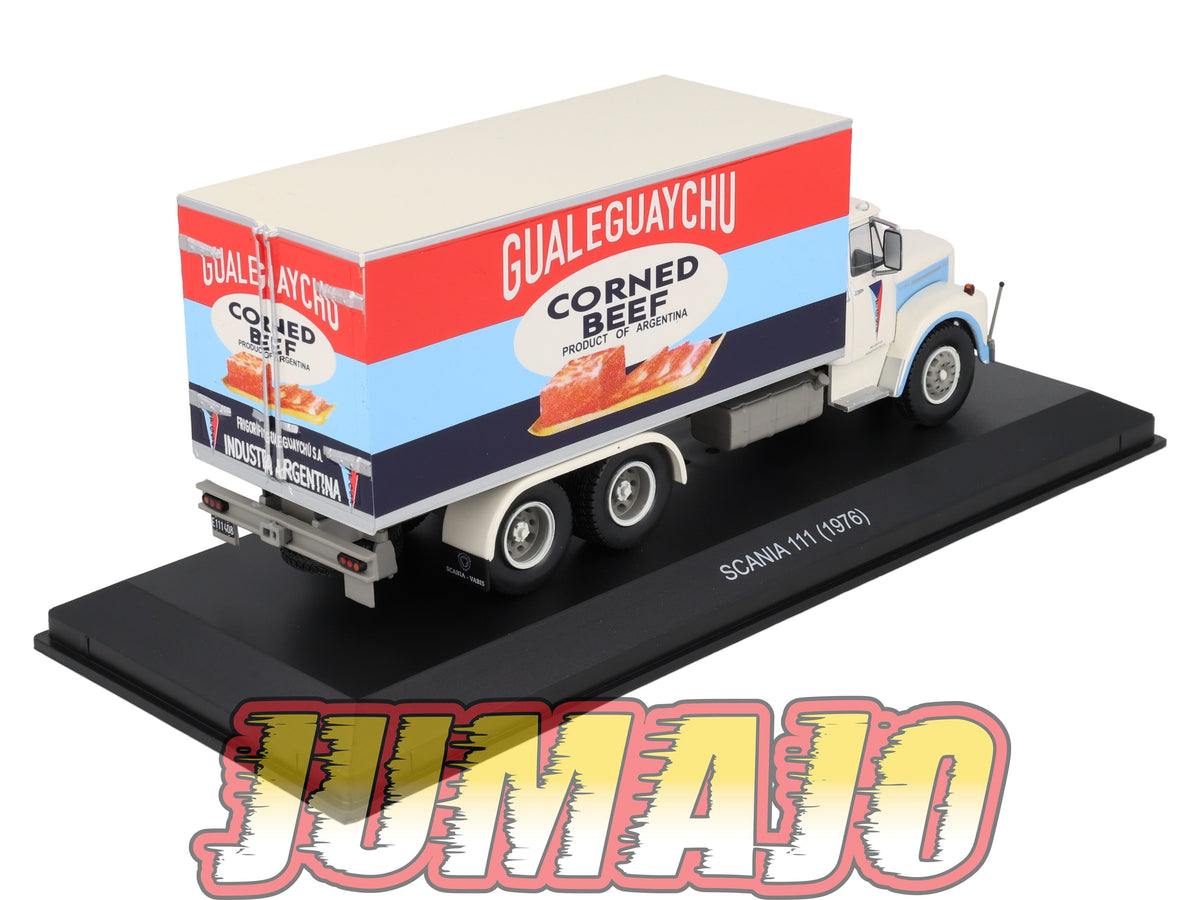 ARG810 Camion 1/43 SALVAT Argentine SCANIA L111 1976 Corned beef