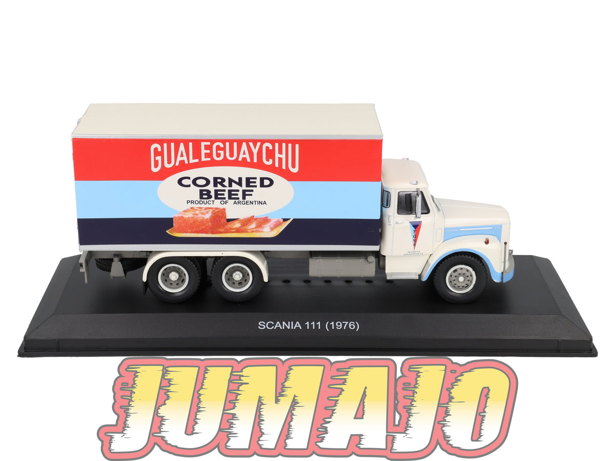 ARG810 Camion 1/43 SALVAT Argentine SCANIA L111 1976 Corned beef