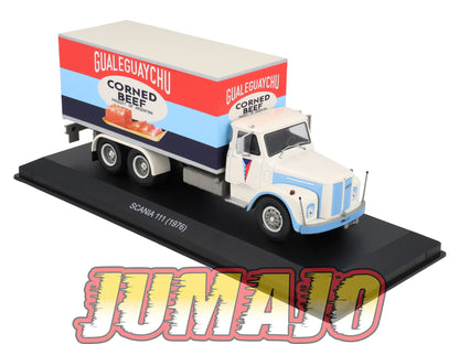 ARG810 Camion 1/43 SALVAT Argentine SCANIA L111 1976 Corned beef