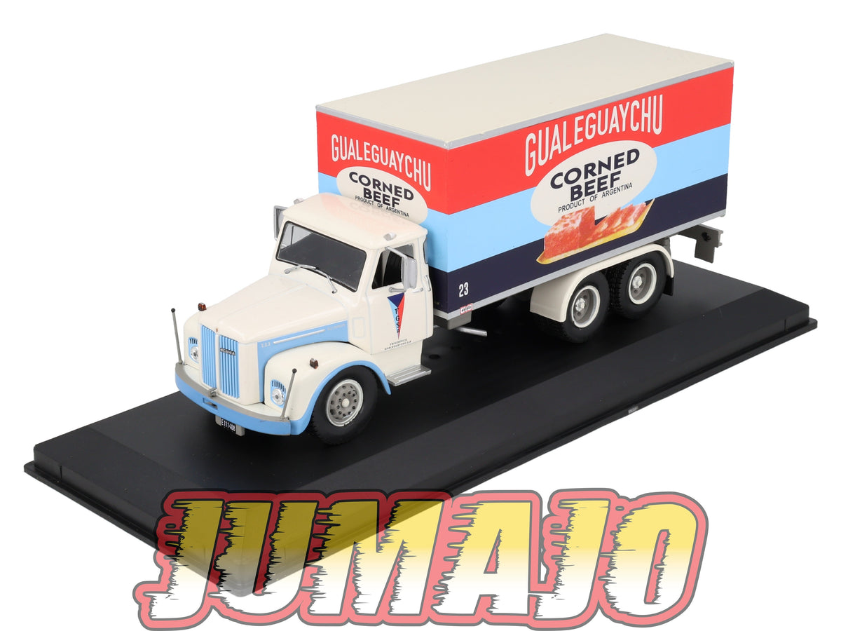 ARG810 Camion 1/43 SALVAT Argentine SCANIA L111 1976 Corned beef