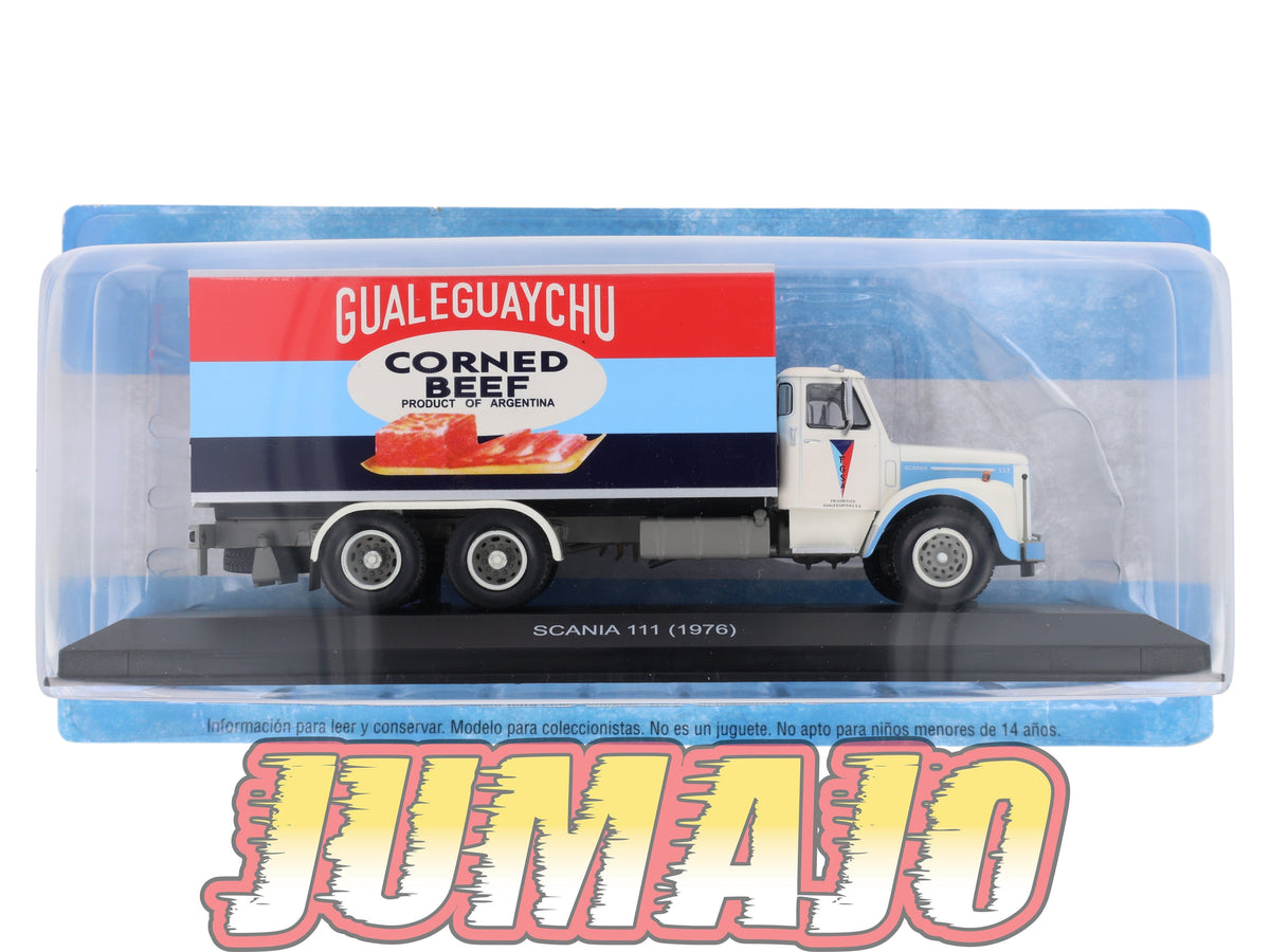 ARG810 Camion 1/43 SALVAT Argentine SCANIA L111 1976 Corned beef